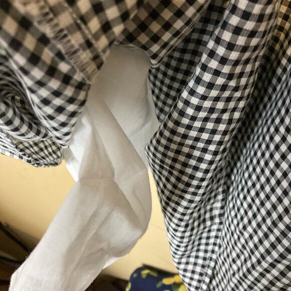 NWT Andree Gingham Off Shoulder Dress Size 1X - Picture 7 of 12